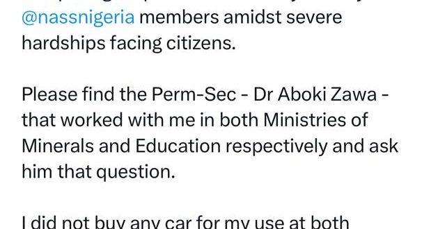 I did not buy any car when I served as Minister- Oby Ezekwesili replies Nigerians criticizing her for rebuking Lawmakers planning to purchase new vehicles