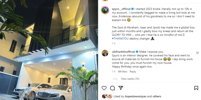 "I started 2023 broke, begged to make a living, but look at me now"- Singer, Spyro shares his story as he celebrates his birthday