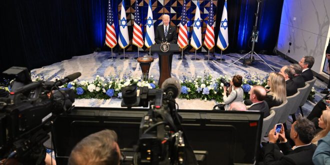 In Tel Aviv, Biden’s Embrace of Israel Came With a Gentle Warning