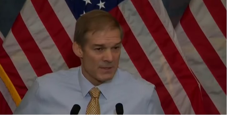 Jim Jordan holds a press conference before the third Speaker of the House vote.