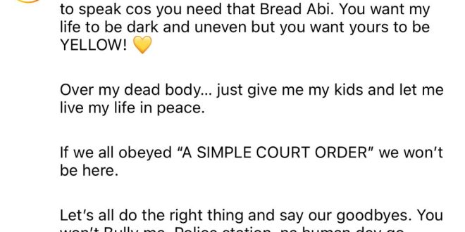 "Just give me my kids and let me live my life in peace- OAP Dotun writes following reports of DBanj secured a court order against him