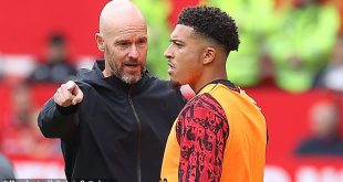 Manchester United will try to offload Jadon Sancho in January with Erik ten Hag convinced he is a "disruptive influence" on the rest of the team