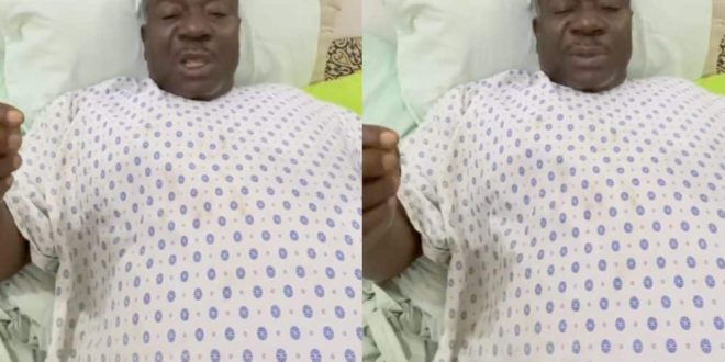 My Leg Might Be Amputated – Mr Ibu Begs For His Life From Sick Bed, Seeks Financial Help