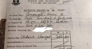 Nigerian man shares his official receipt in 1987 when state varsity tuition fee was N340
