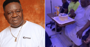 Nigerians Express Concerns As Veteran Actor, Mr. Ibu Marks Birthday In Hospital Bed (Video)