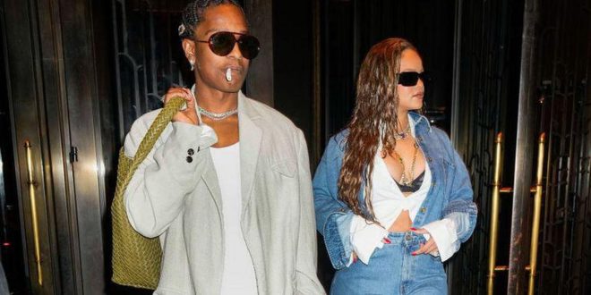 Rihanna and ASAP Rocky seen having fun at his 35th birthday bash