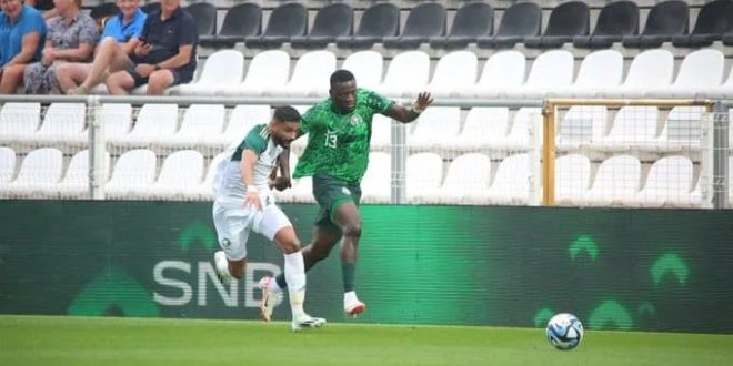 Saudi Arabia 2- 2 Nigeria : Last minute free-kick denies Super Eagles morale boosting win