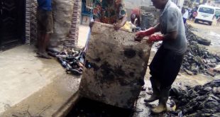 See the filth removed from a drainage on Lagos road (photos)