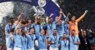 Manchester City With The Champions League
