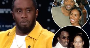 Diddy addresses rumours he wanted to fight Will Smith over his alleged desire to have threesome with Jada Pinkett Smith and his ex Jennifer Lopez