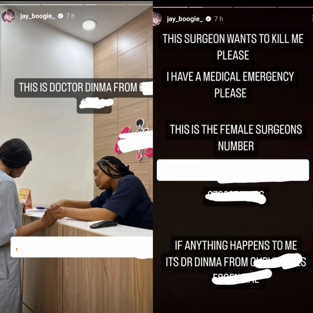 "Jay Boogie has not been able to pass urine for 24 hours" Nigerian doctor discloses as she calls out surgeon who performed botched cosmetic surgery on the cross dresser