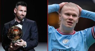 Lionel Messi sends sweet message to snubbed Man City star Erling Haaland after Ballon d'Or win