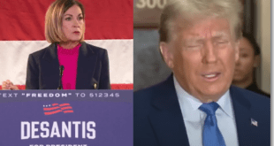Trump Campaign Jabs Iowa Governor Kim Reynolds After She Endorses DeSantis: 'Sad Attempt That Doesn't Make a Difference'