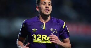 Ravel Morrison of Derby County looks on during the Sky Bet Championship match between Blackburn Rovers and Derby County at Ewood Park on March 15, 2022 in Blackburn, England. (Photo by Alex Livesey/Getty Images)