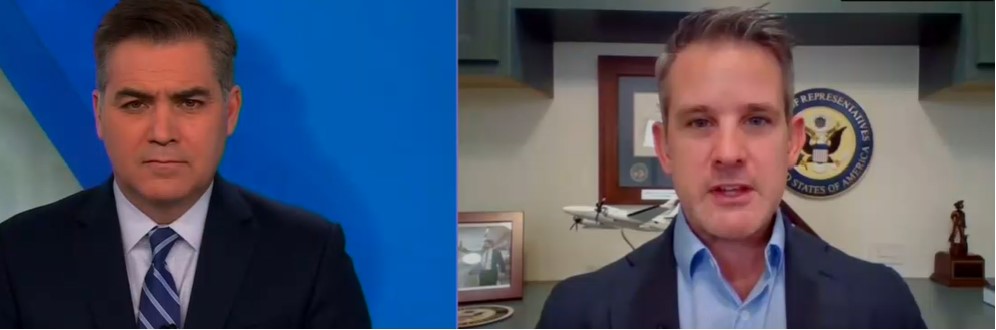 Adam Kinzinger talks to Jim Acosta about Trump on CNN.