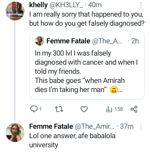 After I was falsely diagnosed with cancer, a friend said she will take my man when I die - Nigerian lady narrates