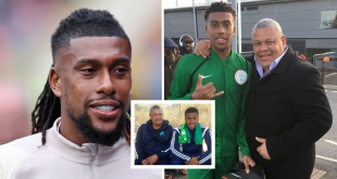 Alex Iwobi: Highest-paid Super Eagles star credits his father on helping him manage his riches