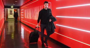 Arsenal manager Mikel Arteta arrives at the stadium prior to the Premier League match between Arsenal FC and Burnley FC at Emirates Stadium on November 11, 2023 in London, England.