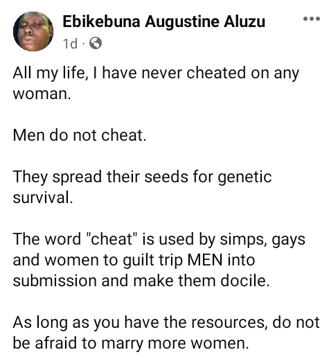 As long as you have the resources, do not be afraid to marry more women - Nigerian lawyer advises men