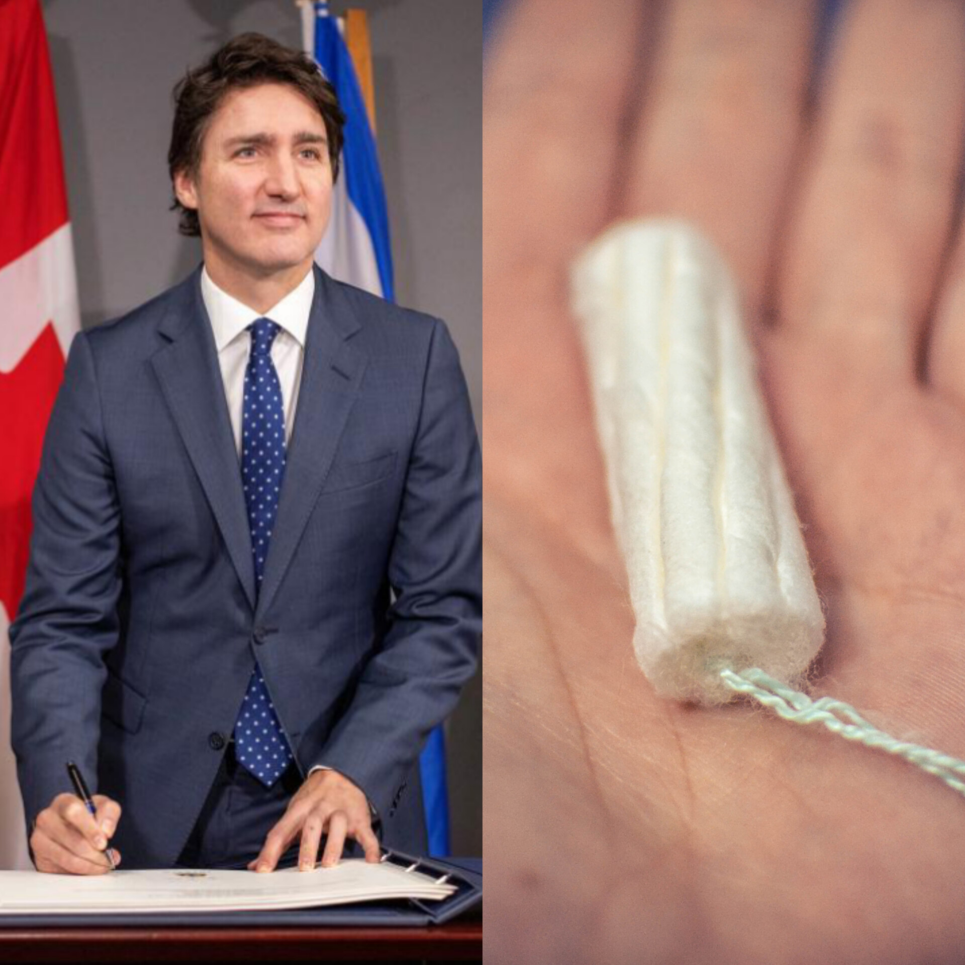 Canada legalizes use of tampons in men
