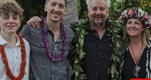 Celebrity chef Guy Fieri plans to die broke and leave nothing for his kids unless they get degrees