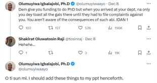 Complaints filed against Nigerian PhD student who was wooing women in his department