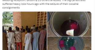 Groom and 25 others arrested as NDLEA bust another drug party organized as wedding reception (photos)