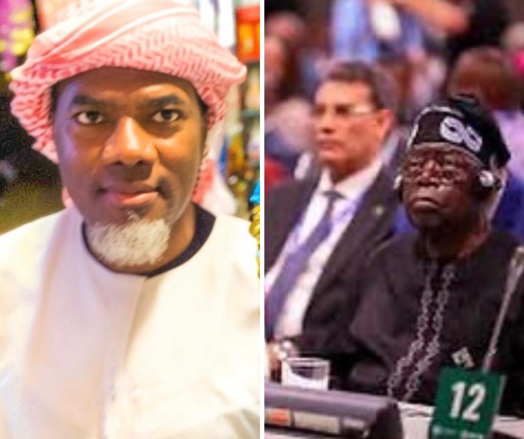 If you believe that President Tinubu used public funds to pay for 1400 Nigerians to be on his entourage to #COP28, then you have below-average intelligence - Reno Omokri