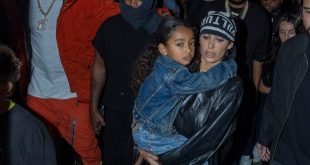 Kanye West?s wife, Bianca Censori  carries his daughter Chicago at Miami album party (photos)