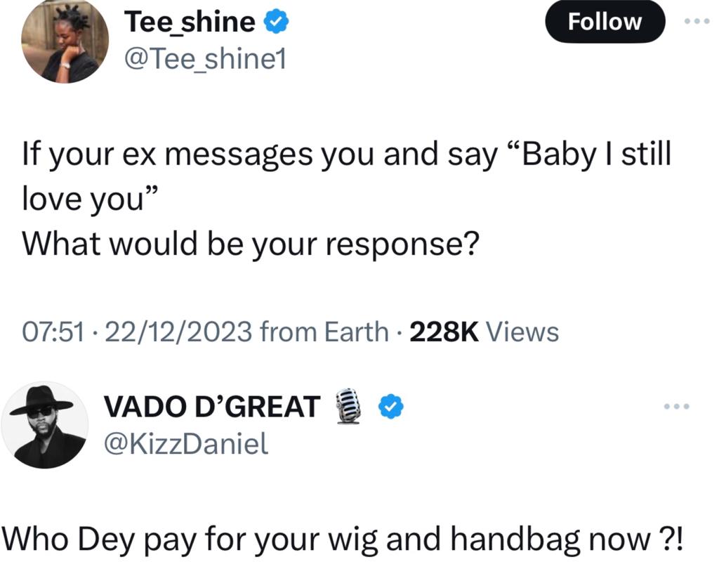 KizzDaniel discloses the response he will give if an ex ever reaches out to him professing love