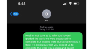 Lady tackles her Professor for delay in grading her group work