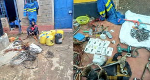 Man arrested for stealing Kenya Power equipment