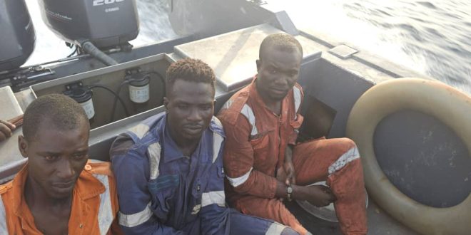 Navy intercepts three stowaways aboard Europe-bound tanker vessel in Lagos