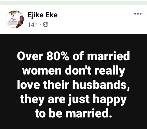 "Over 80% of married women don