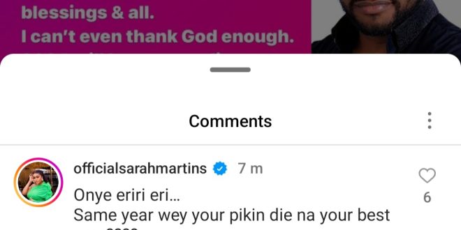Pay my 50k. The year your son died is your best year? ? Sarah Martins slams Yul Edochie for saying 2023 is his best year