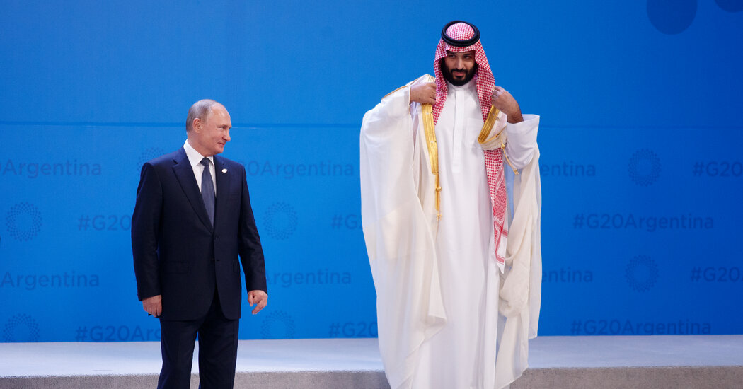 Putin to Visit Saudi Arabia and U.A.E. on Wednesday