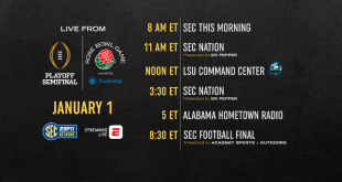 SEC Network to cover Bama CFP path with ample coverage