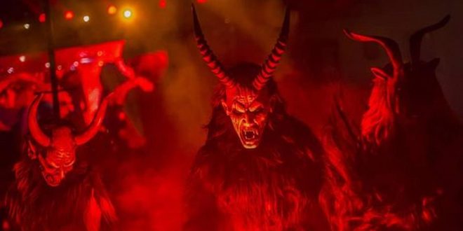 The Christmas Demon of Austria replaces cheer with terror