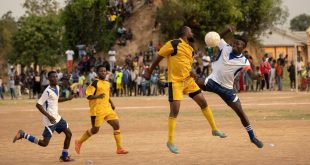 The refugee football team in worn-out shoes scoring success in Zambia
