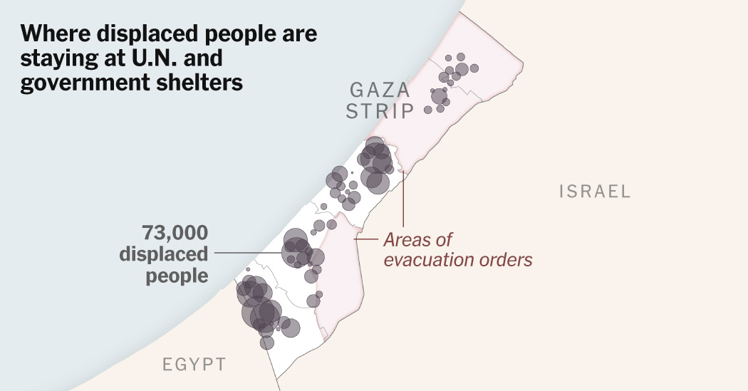 What the Scale of Displacement in Gaza Looks Like