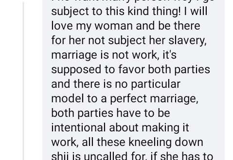 Will our women return to this era of grace, respect and submission? - Nigerian man asks as he shares photo of woman kneeling to serve food to her husband