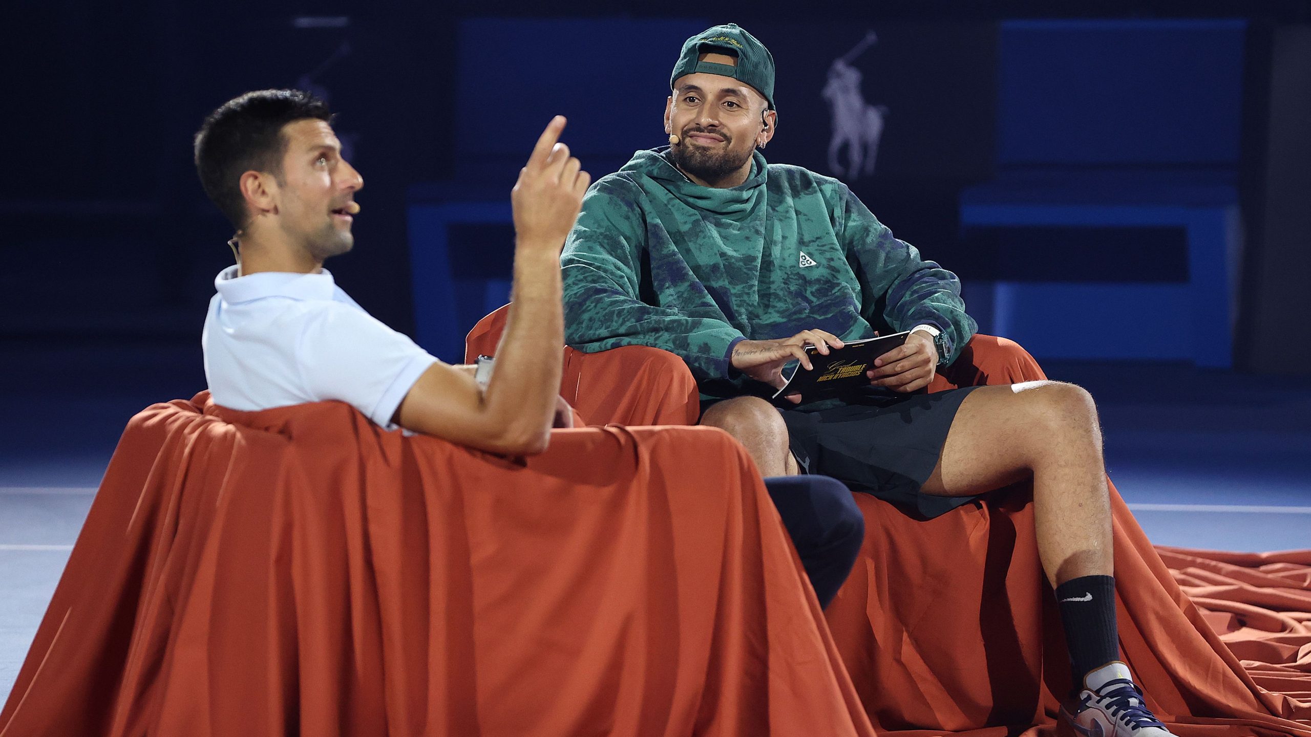 LIVE: Kyrgios offers to 'sort out' Djokovic heckler
