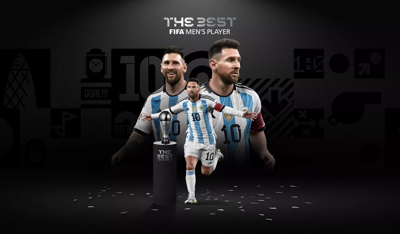 Lionel Messi becomes the first footballer to win The Best FIFA Men's Player award three times