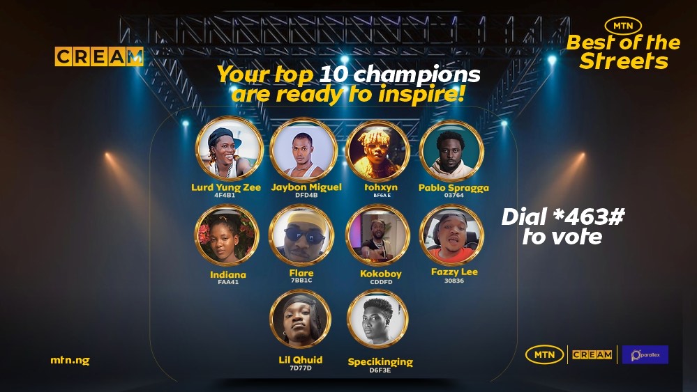 MTN Best of The Streets Unveils Top 10 Contenders In a Thrilling Turn of Events