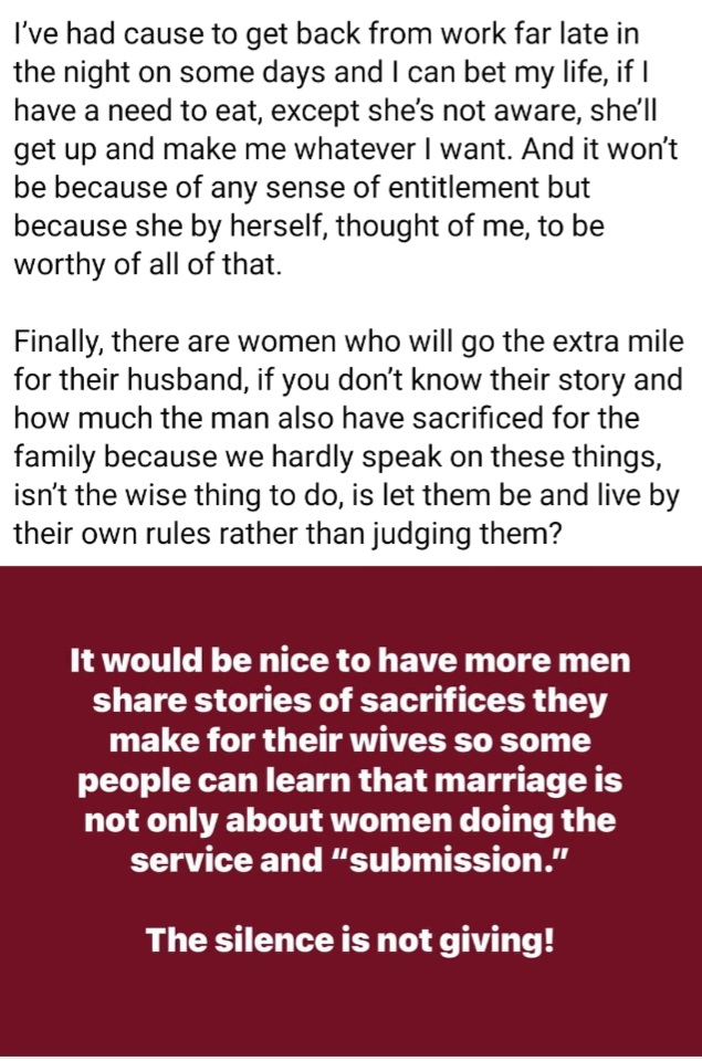 Man shares sacrifices he