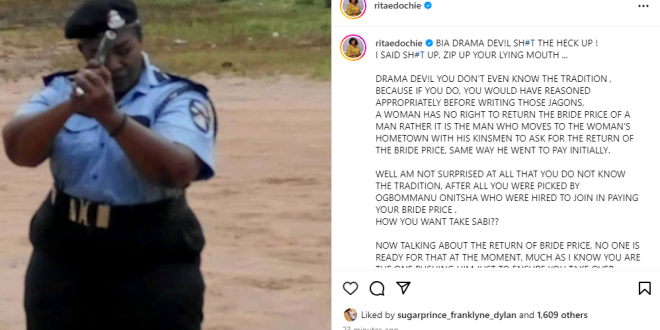 May asked Yul to come retrieve the bride price but he kept on holding back thinking she will give in to his polygamous intention - Rita Edochie says