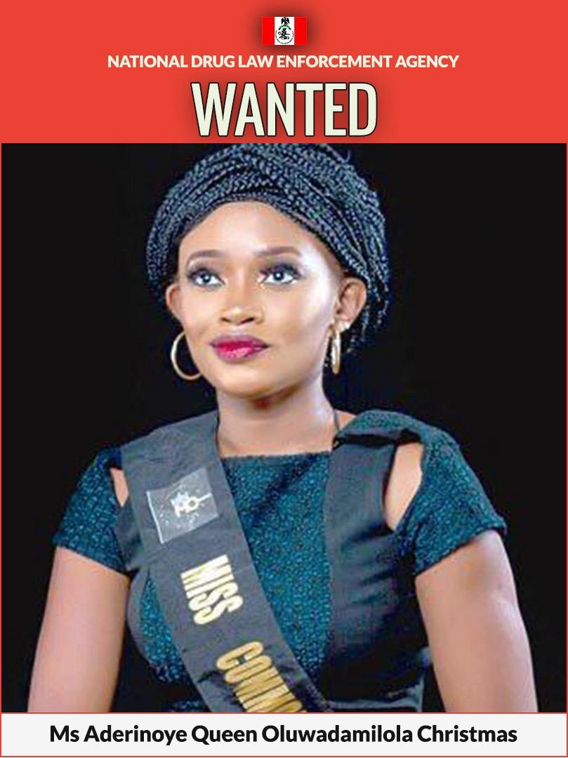 NDLEA declares ex-beauty queen wanted for dealing in illicit drugs