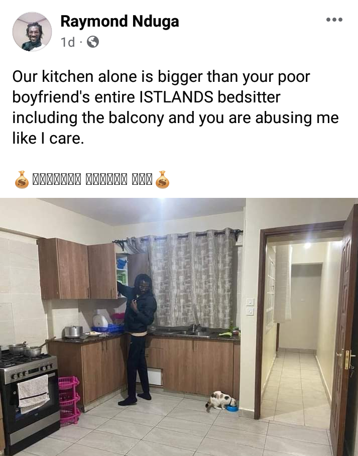 Our kitchen alone is bigger than your poor boyfriend