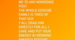 "The whole Edochie family is tired of him" Yul Edochie