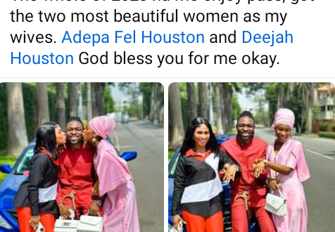 The whole of 2023 na me enjoy pass - Ghanaian man who married two women same day says